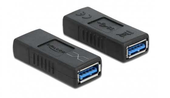 Delock USB 3.0 adapter A-típusú anya- A típusú anya (keresztezett) 66641